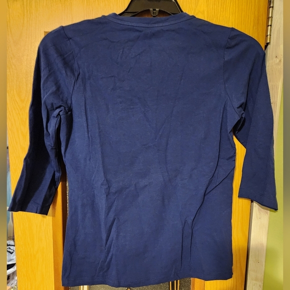 Denim And Co Essentials Perfect Jersey set of two V-necks. Size xxsmall. Nwot - Picture 2 of 4